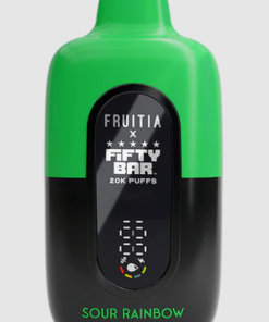 Sour Rainbow FRUITIA X Fifty Bar 20K