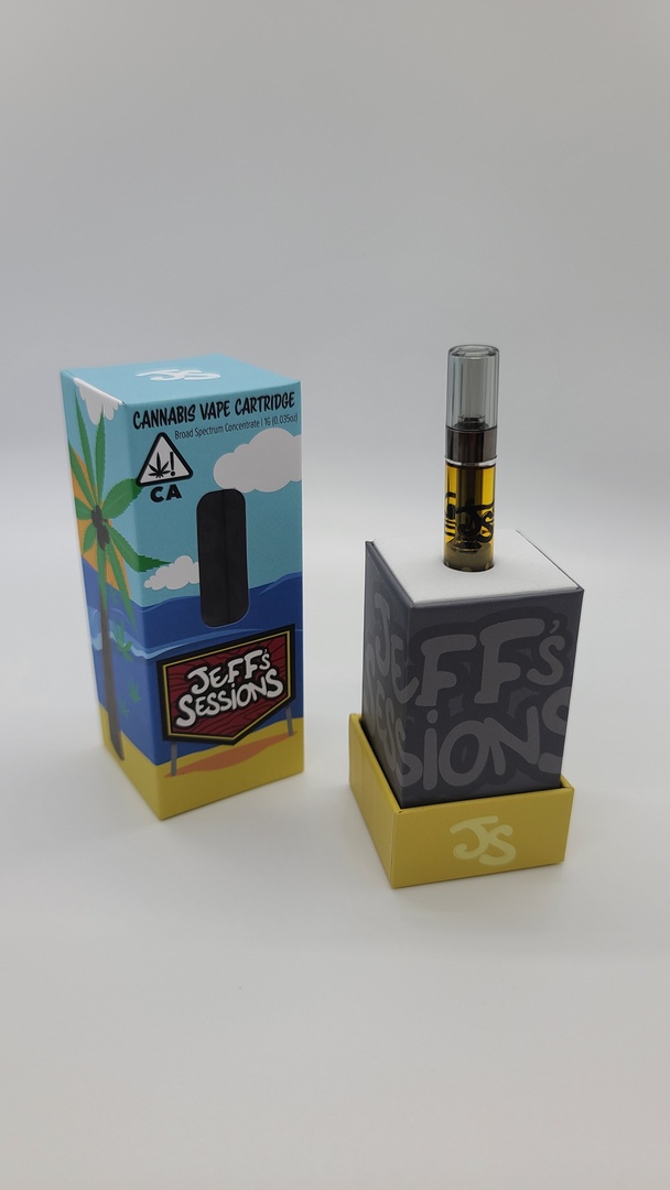 Jeff’s Sessions Carts 1G – Distillate Cartridges - Image 2