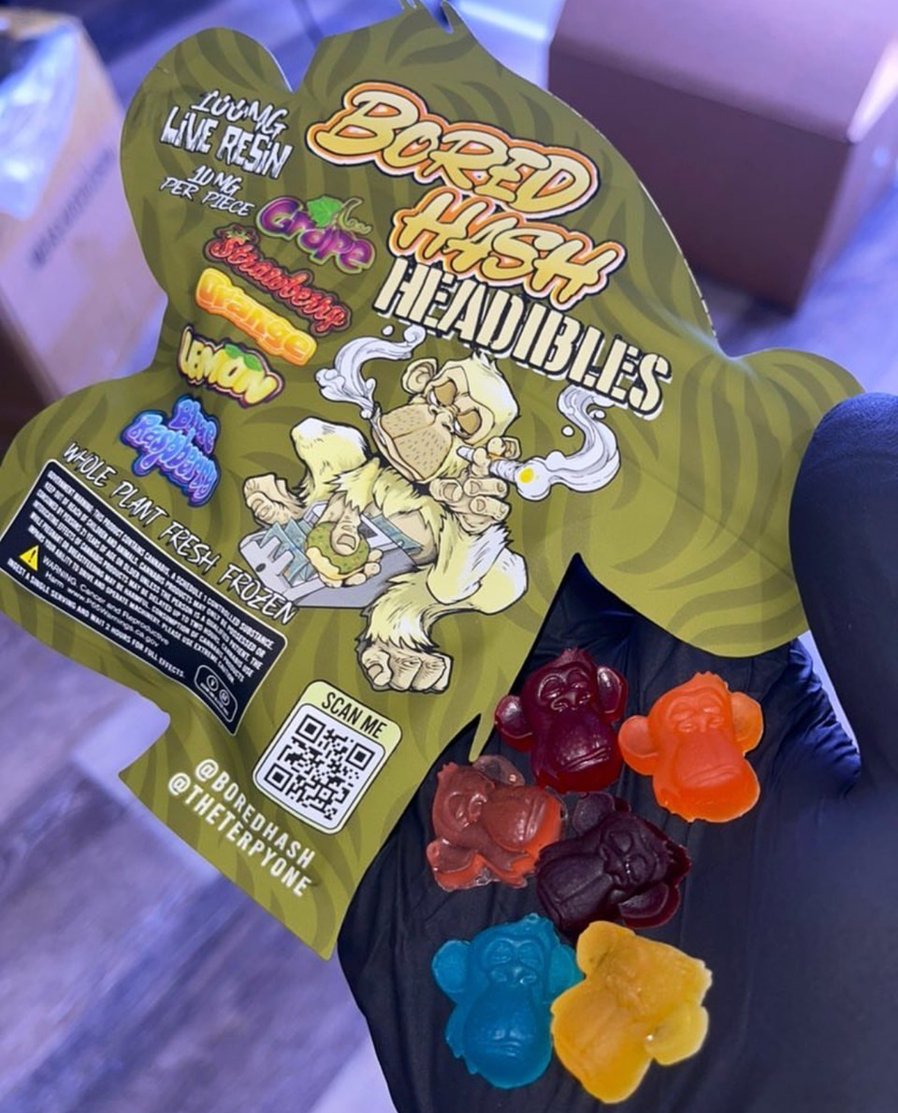 Bored Hash Gummies 100mg
