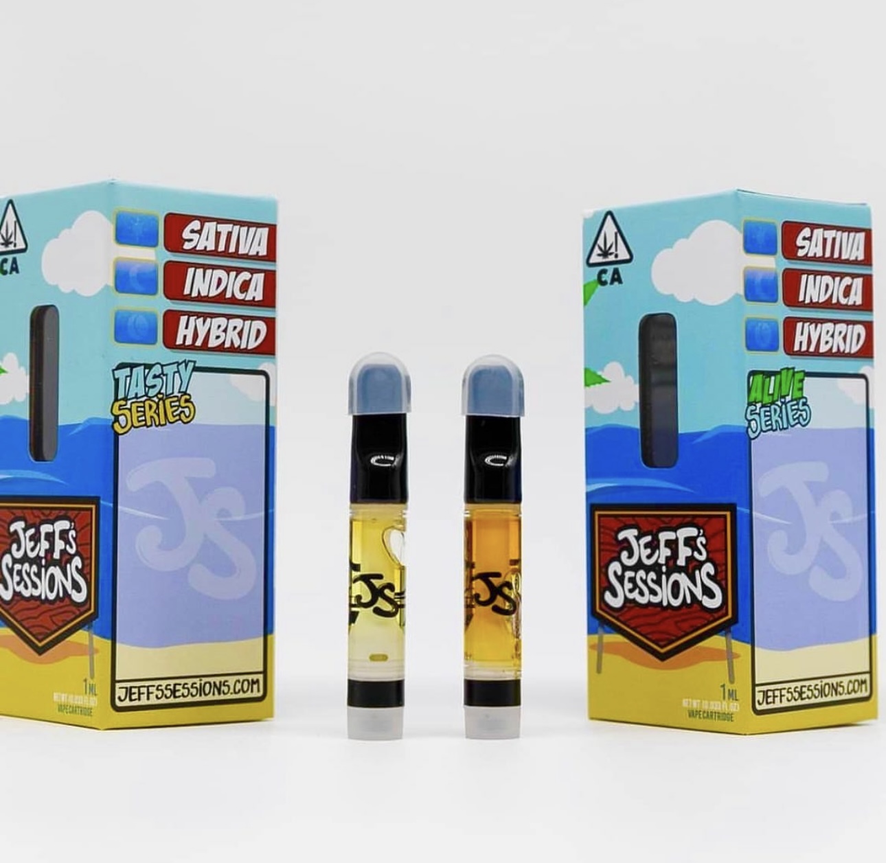 Jeff’s Sessions Carts 1G – Distillate Cartridges - Image 3
