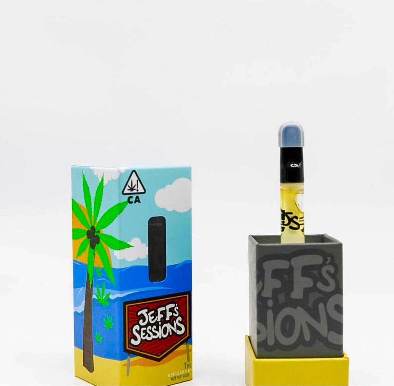 Jeff’s Sessions Carts 1G – Distillate Cartridges