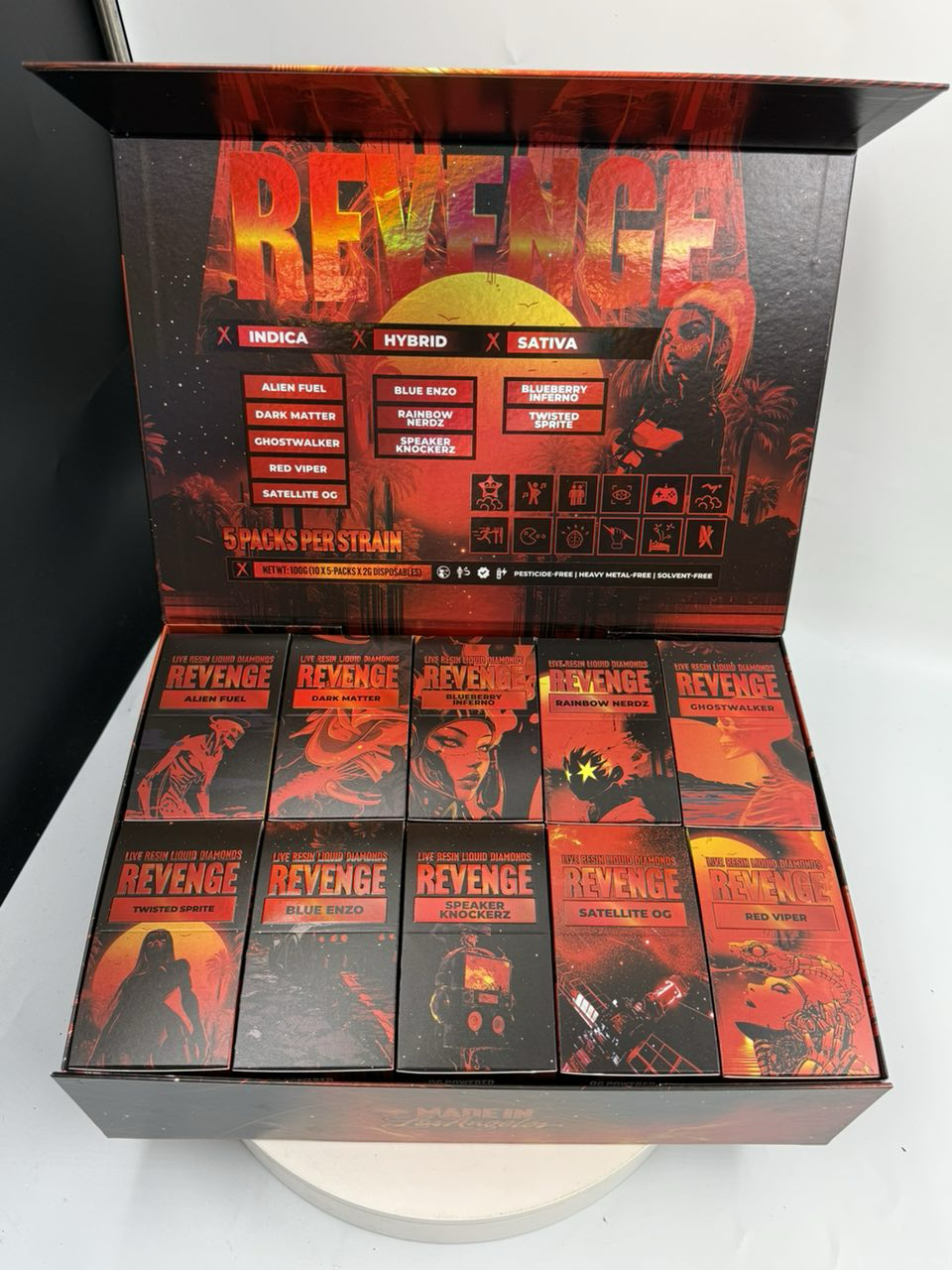 REVENGE V2 2G DISPOSABLE – LIVE RESIN LIQUID DIAMONDS - Image 5