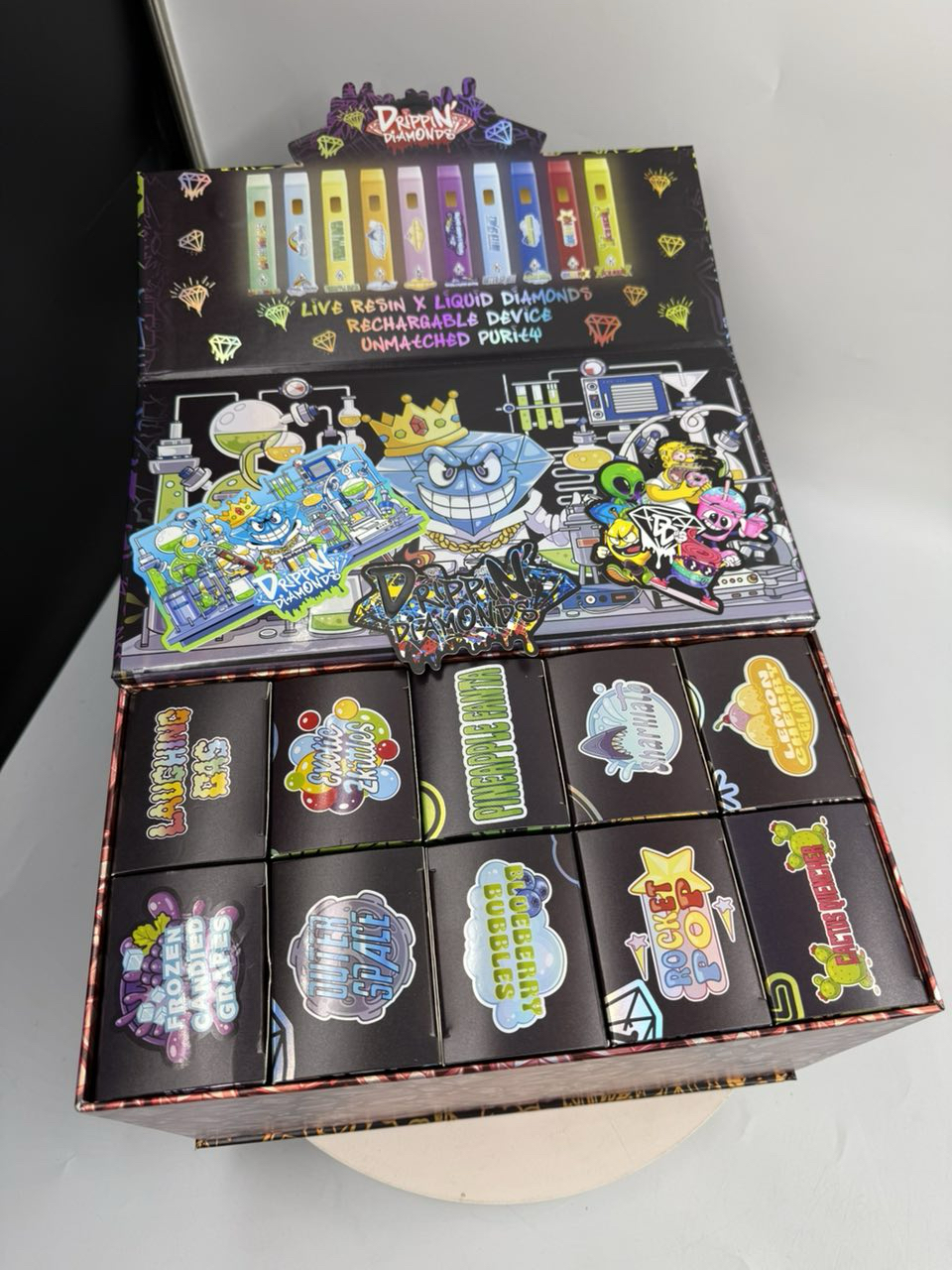 DRIPPIN DIAMONDS 2G DISPOSABLE – LIVE RESIN X LIQUID DIAMONDS - Image 4