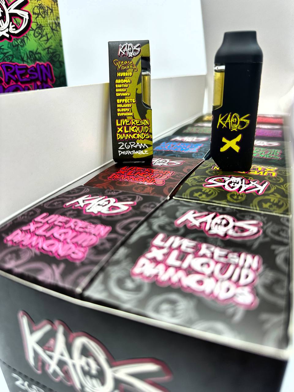 KAOS 2G DISPOSABLE – LIVE RESIN X LIQUID DIAMONDS - Image 2