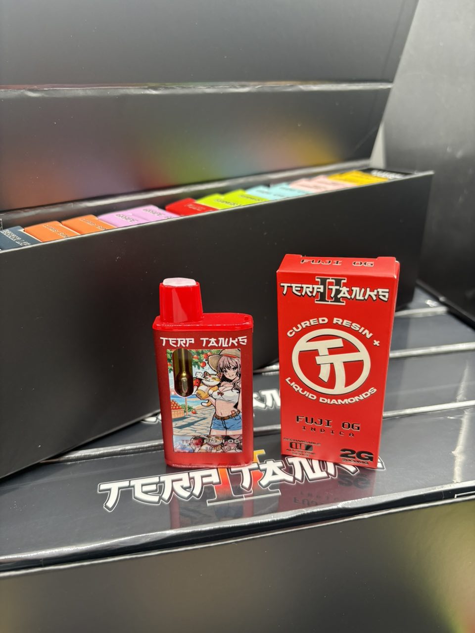 V2 TERP TANK 2G DISPOSABLE – CURED RESIN + LIQUID DIAMONDS