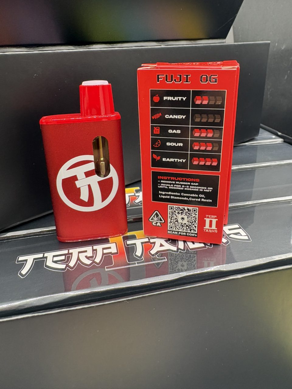 V2 TERP TANK 2G DISPOSABLE – CURED RESIN + LIQUID DIAMONDS - Image 2