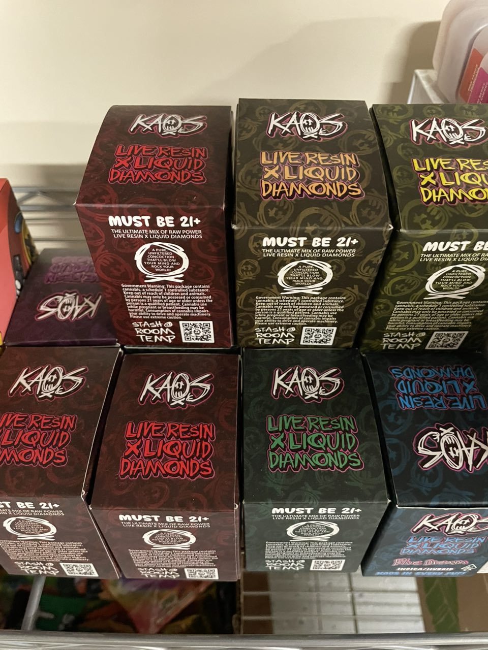 KAOS 2G DISPOSABLE – LIVE RESIN X LIQUID DIAMONDS - Image 3