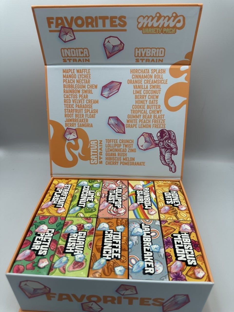 FAVORITES 2G MINIS DISPOSABLE – ORANGE BOX - Image 2