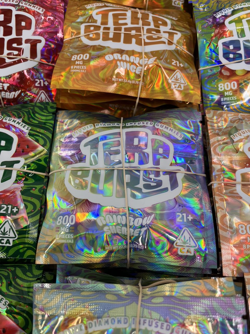 TERP BURST LIQUID DIAMOND GUMMIES 600MG