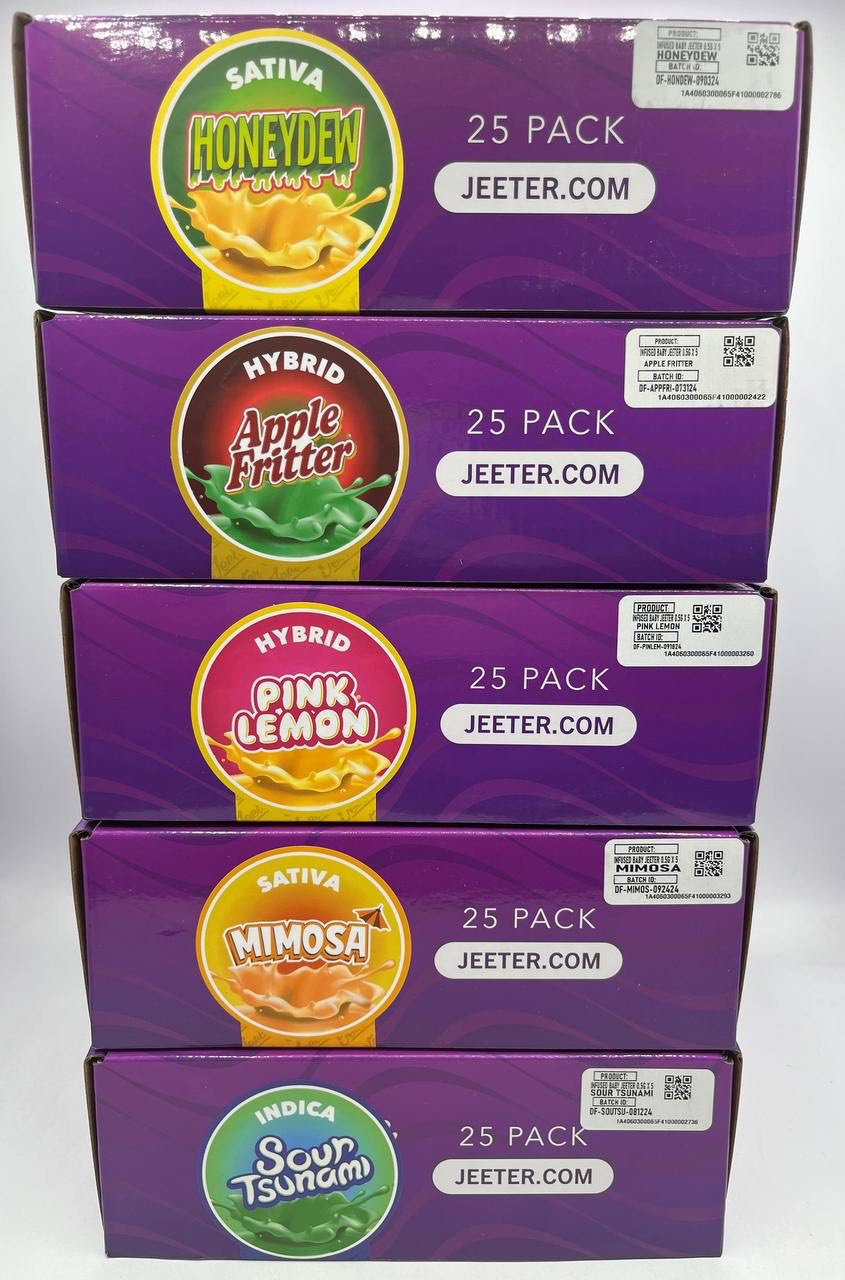 Baby Jeeter Infused Pre Rolls – Jars - Image 4