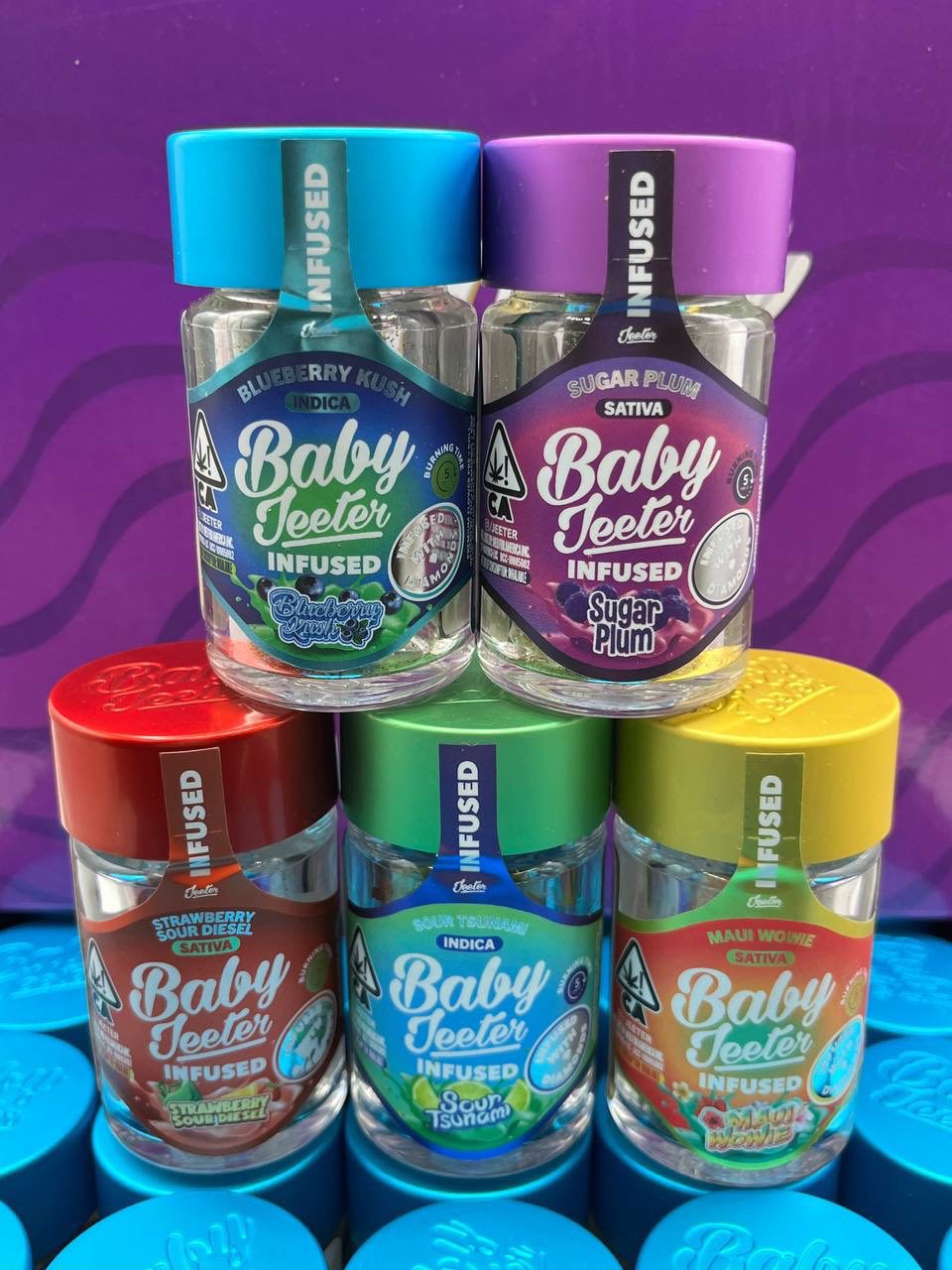 Baby Jeeter Infused Pre Rolls – Jars