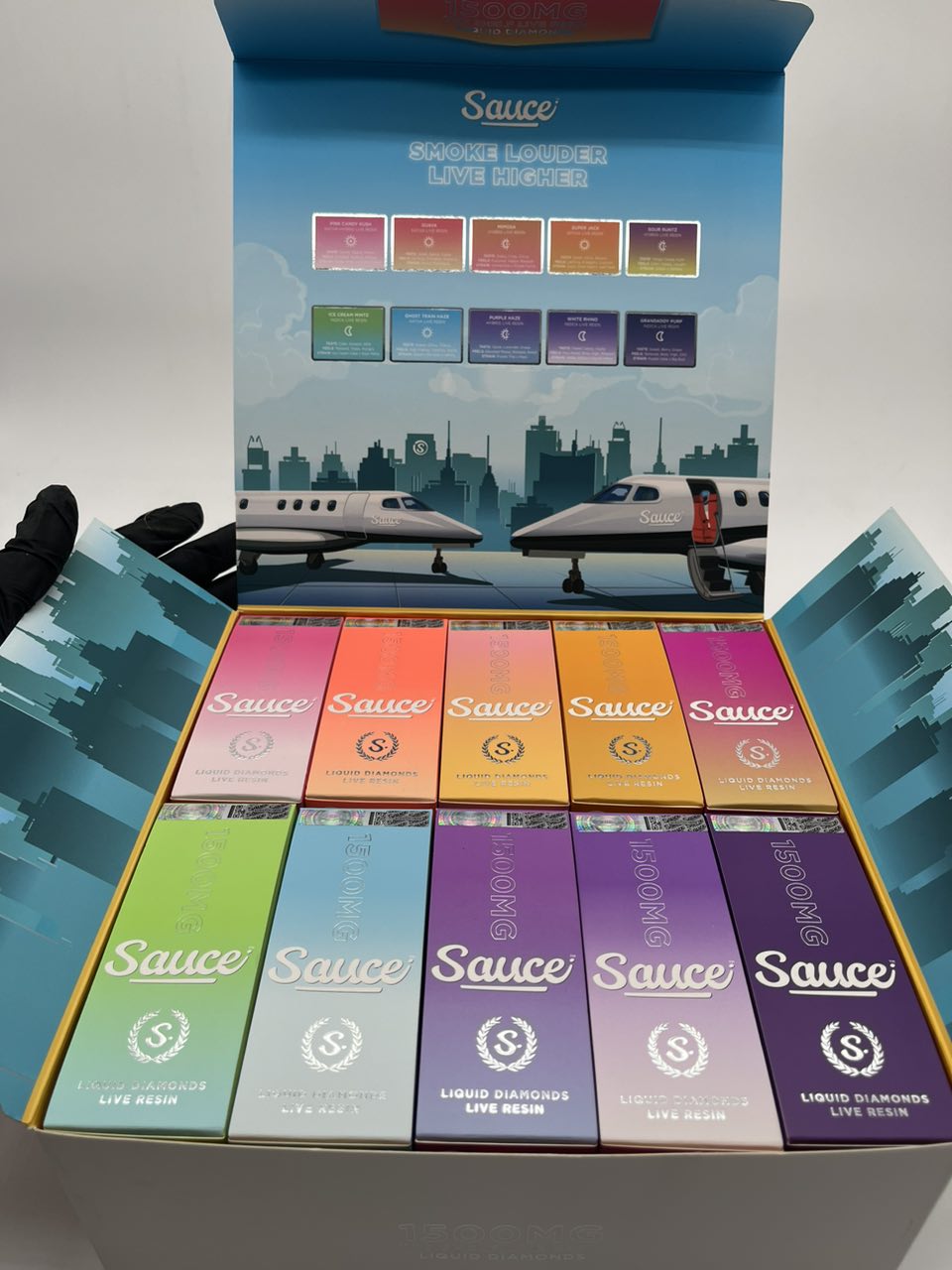 Sauce Classics 1500MG Carts – Liquid Diamonds X Live Resin - Image 3