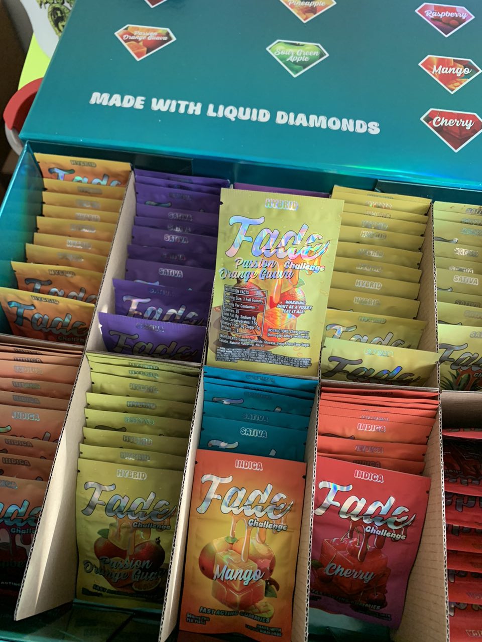 Fade Challenge Gummies 500MG W/ Liquid Diamonds - Image 2