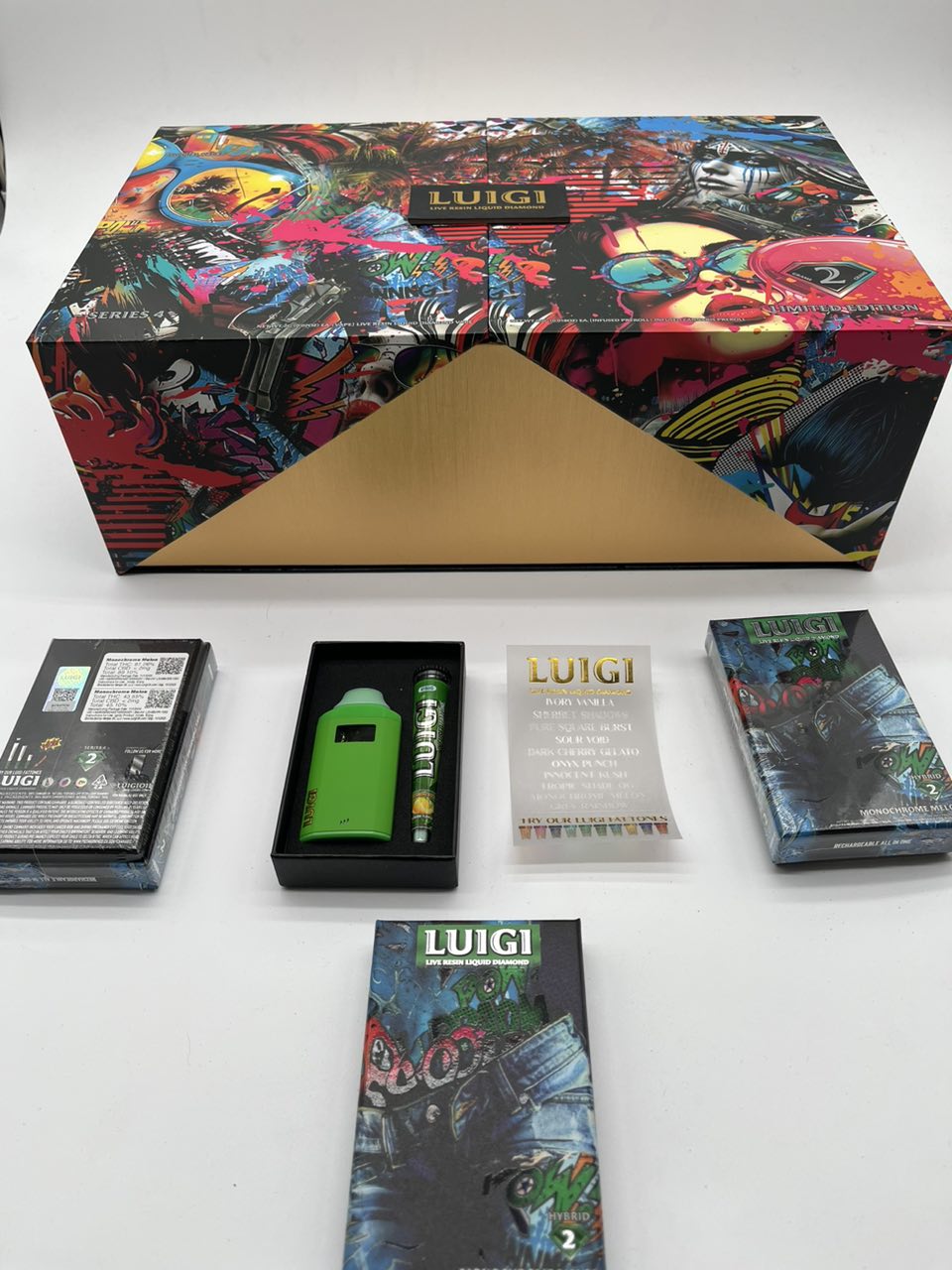 V4 Luigi 2G Disposable W/ Pre Rolls - Image 3