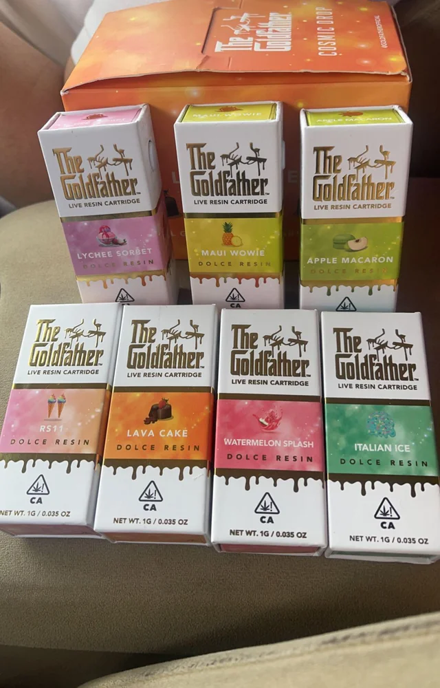 The Goldfather Carts – Gen 2 Live Resin