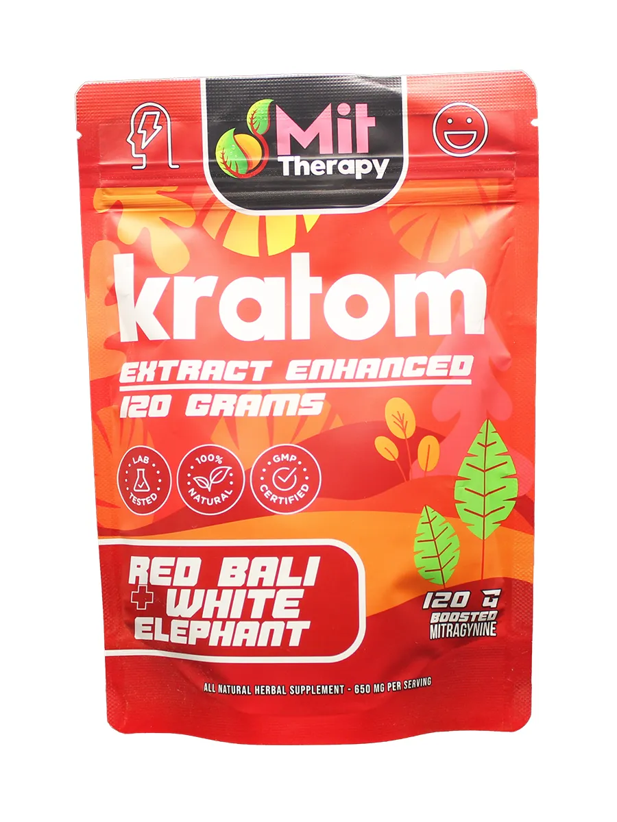 Red Bali | White Elaphant Mit Therapy Kratom Extract Powder 120G