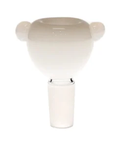 14MM Basic Color White Bowl Male Glass Bowl