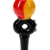 14MM Black & Rasta Dragon Male Glass Bowl