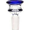 14MM Female to 14MM Male Glass Adaptor Blue
