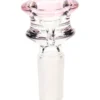 14MM Hole Pink Male Glass Bowl