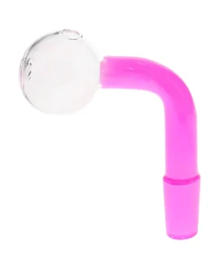 14MM Male Ark Pink Glass On Glass Oil Burner Adapter