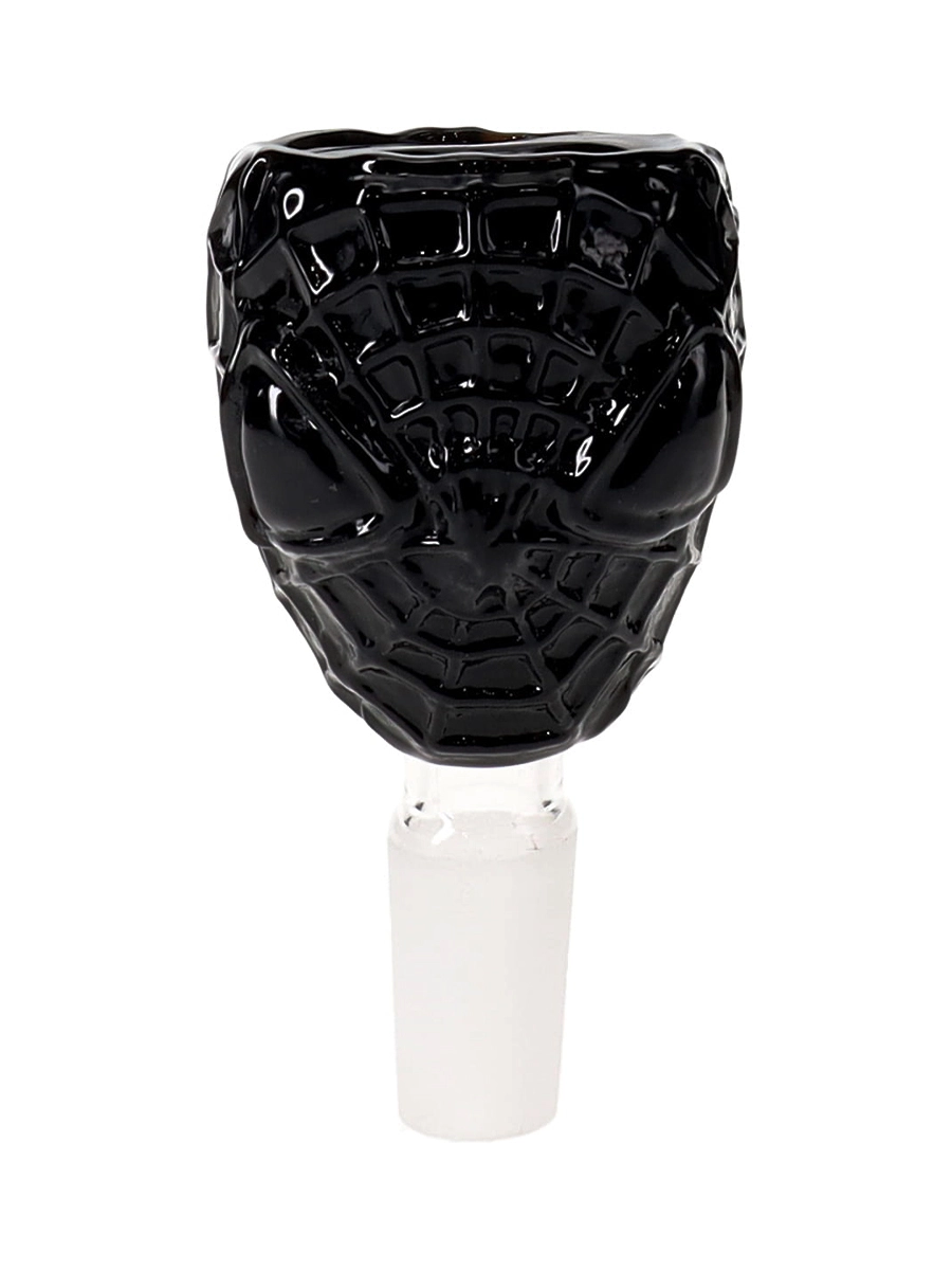 14MM Spiderman Black Male Glass Bowl