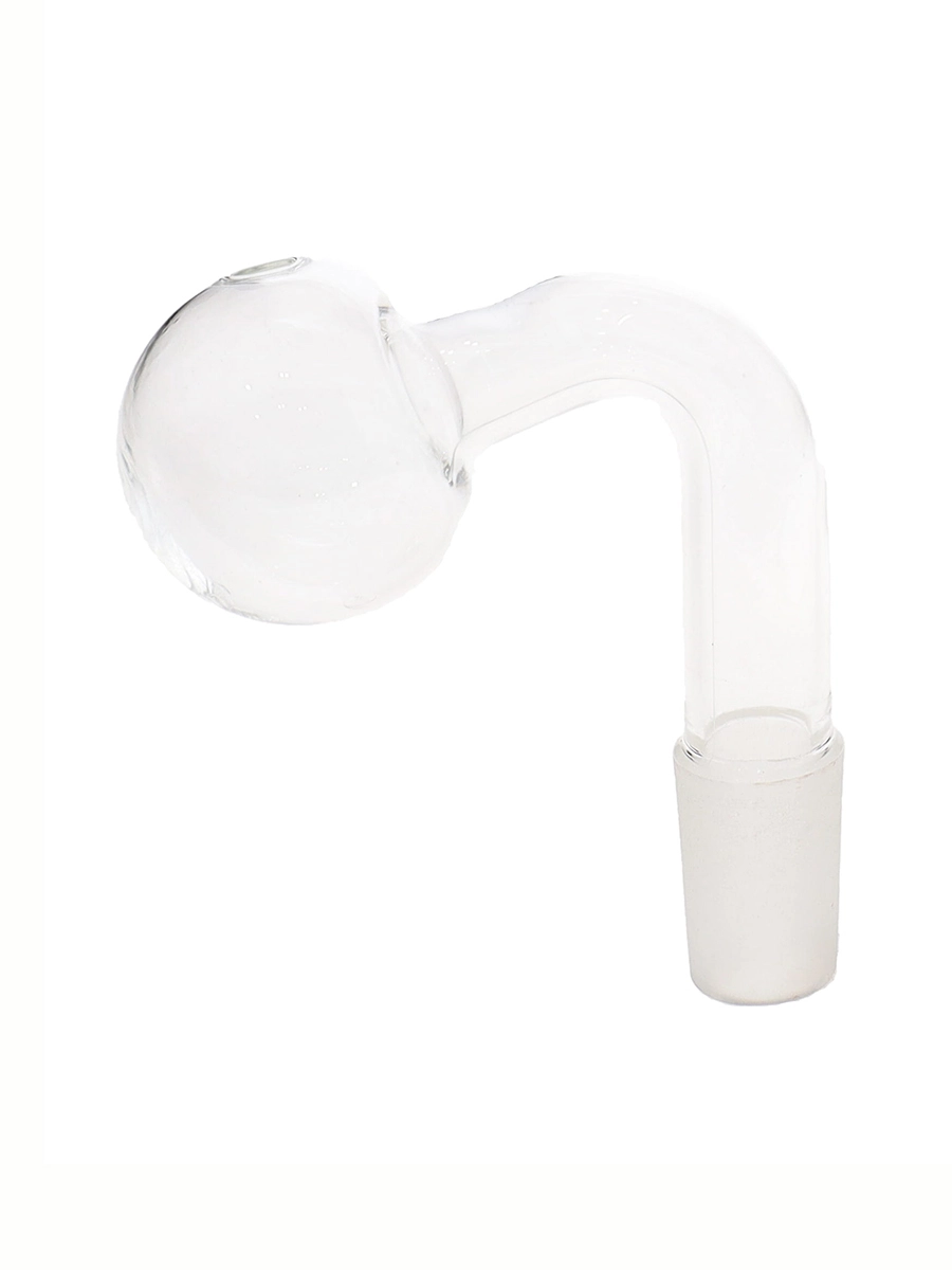 18MM Male Clear Glass On Glass Oil Burner Adapter