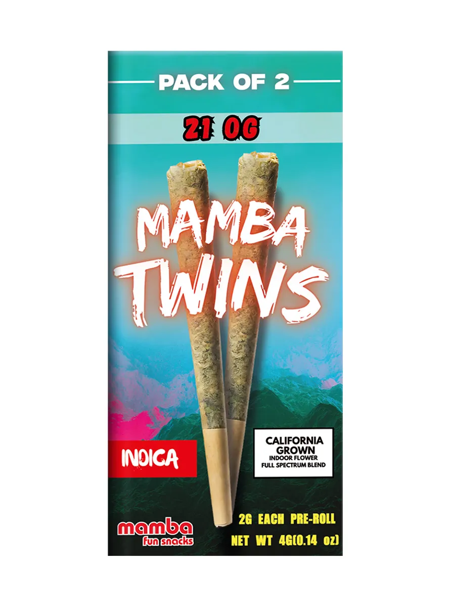 21 OG Mamba Twins Full Spectrum THCP Pre-Roll 2ct