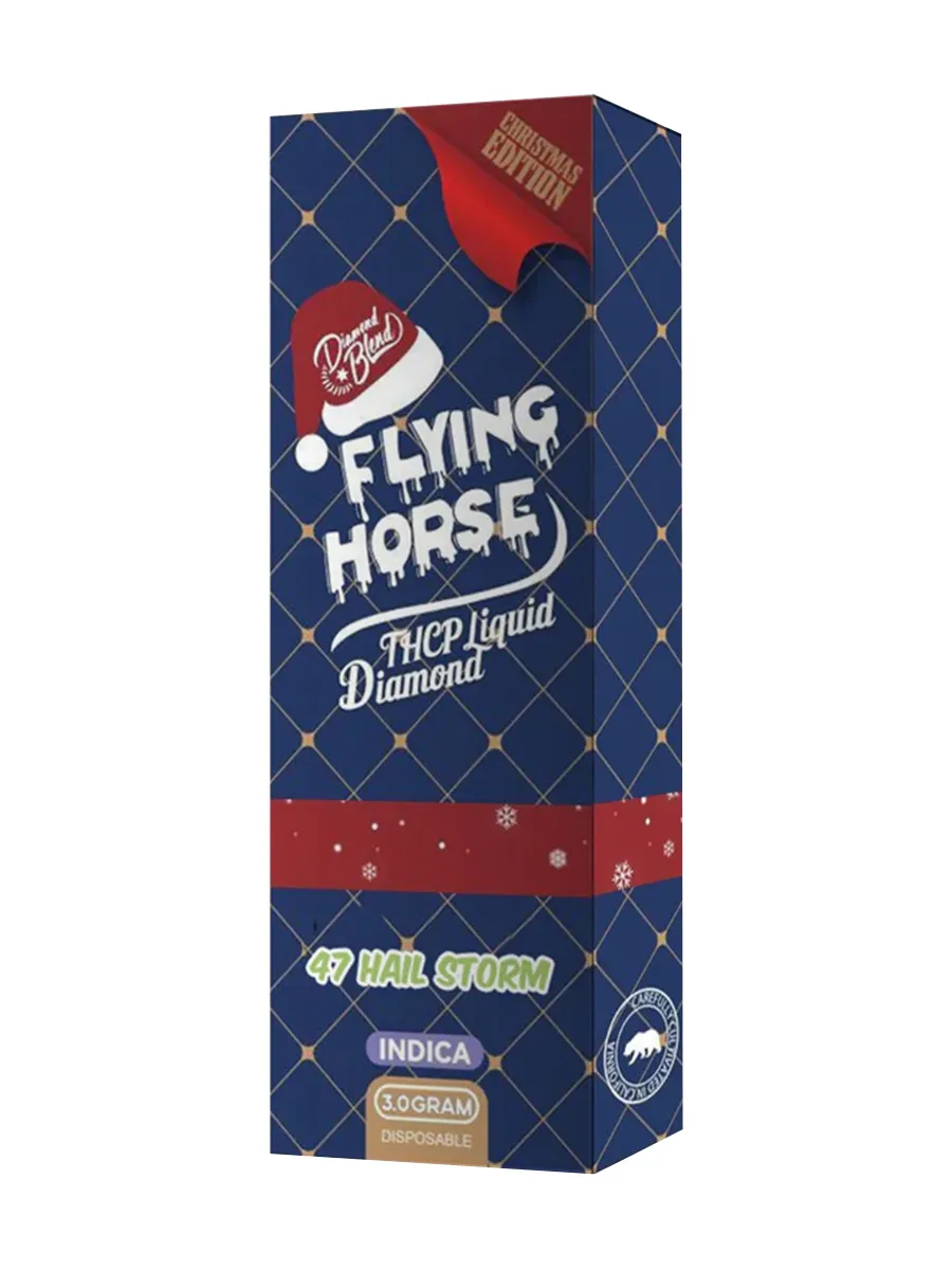 47 Hail Storm Flying Horse THCP Liquid Diamond Christmas Edition Disposable 3G
