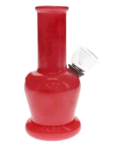Alternative view of 5″ Clear Pattern Single Globe Mini Water Pipe