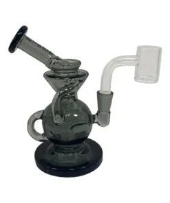 5.2″ Crave 10mm Smoke Simple Loop Mini Recycler