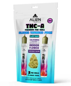 Alaska Thunder Fuck Alien Exotics Premium THC-A Knockout Blend Pre-Roll 2ct