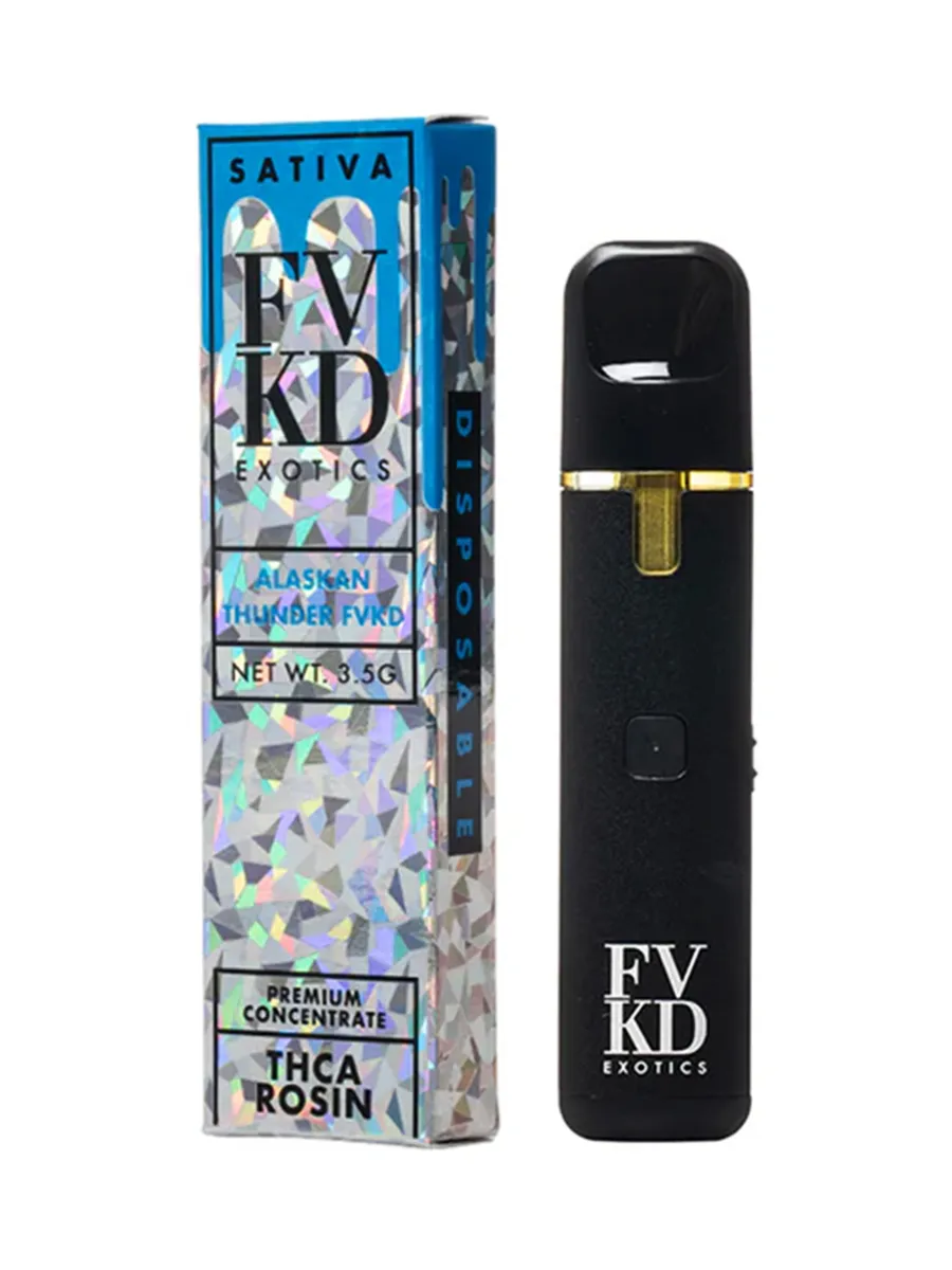 Alaskan Thunder FVKD FVKD Exotics THC-A Rosin Disposable 3.5G