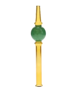 Amber with Green Ball Nectar Collector