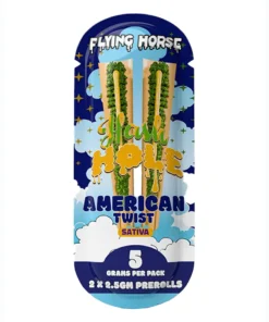 American Twist Flying Horse THCA Hash Hole Pre-Rolls 5G