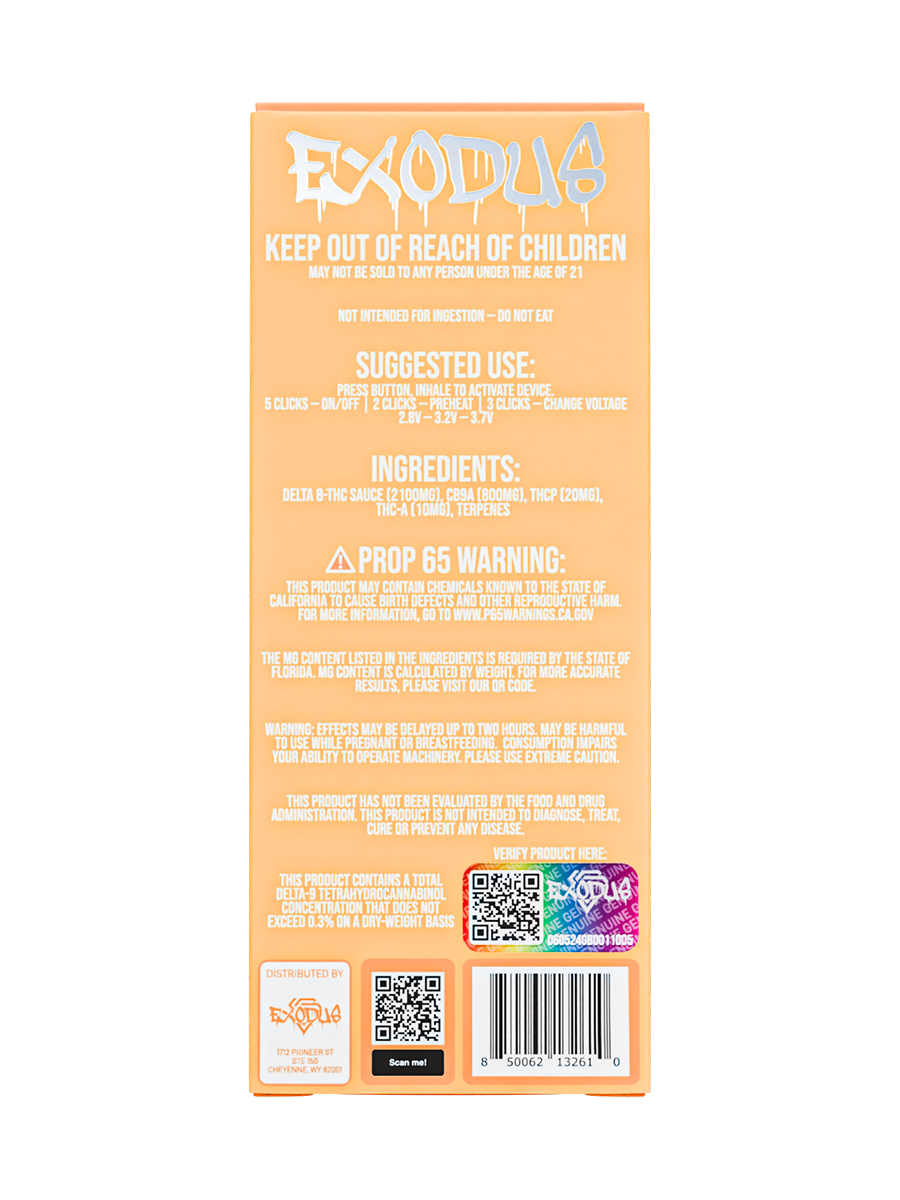 Giga Bud Exodus Diamond Sauce Collection Disposable 3.5G - Image 2