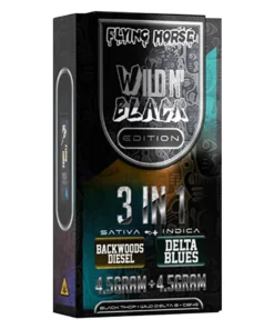 Backwoods Diesel | Delta Blues Flying Horse Wild’N Black 3in1 Vape 9G