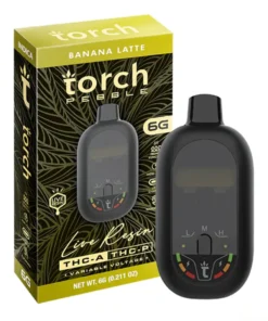 Banana Latte Torch Pebble Live Resin Disposable 6G