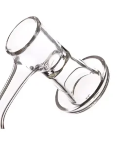 Alternative view of 14MM Bear Quartz Hourglass Slurper 90 Degree Male Banger