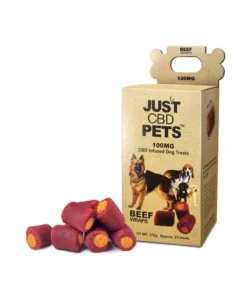 Beef Wraps Just CBD Dog Treats 100mg