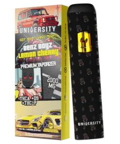 Benz Boyz Lemon Cherry University D9 + THCA + THC-P Disposable 2G