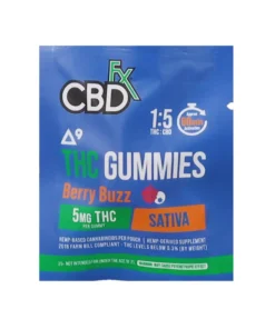 Berry Buzz CBDfx D9 THC Gummies 5mg