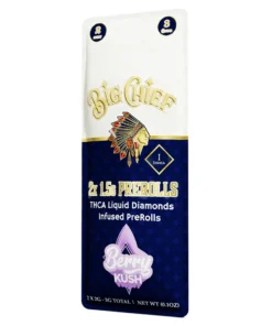 Berry Kush Big Chief THCA Liquid Diamond Pre-Roll 2ct 1.5G
