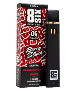 Berry Slush 8SIX OG Series Delta 8 THC Disposable 2G