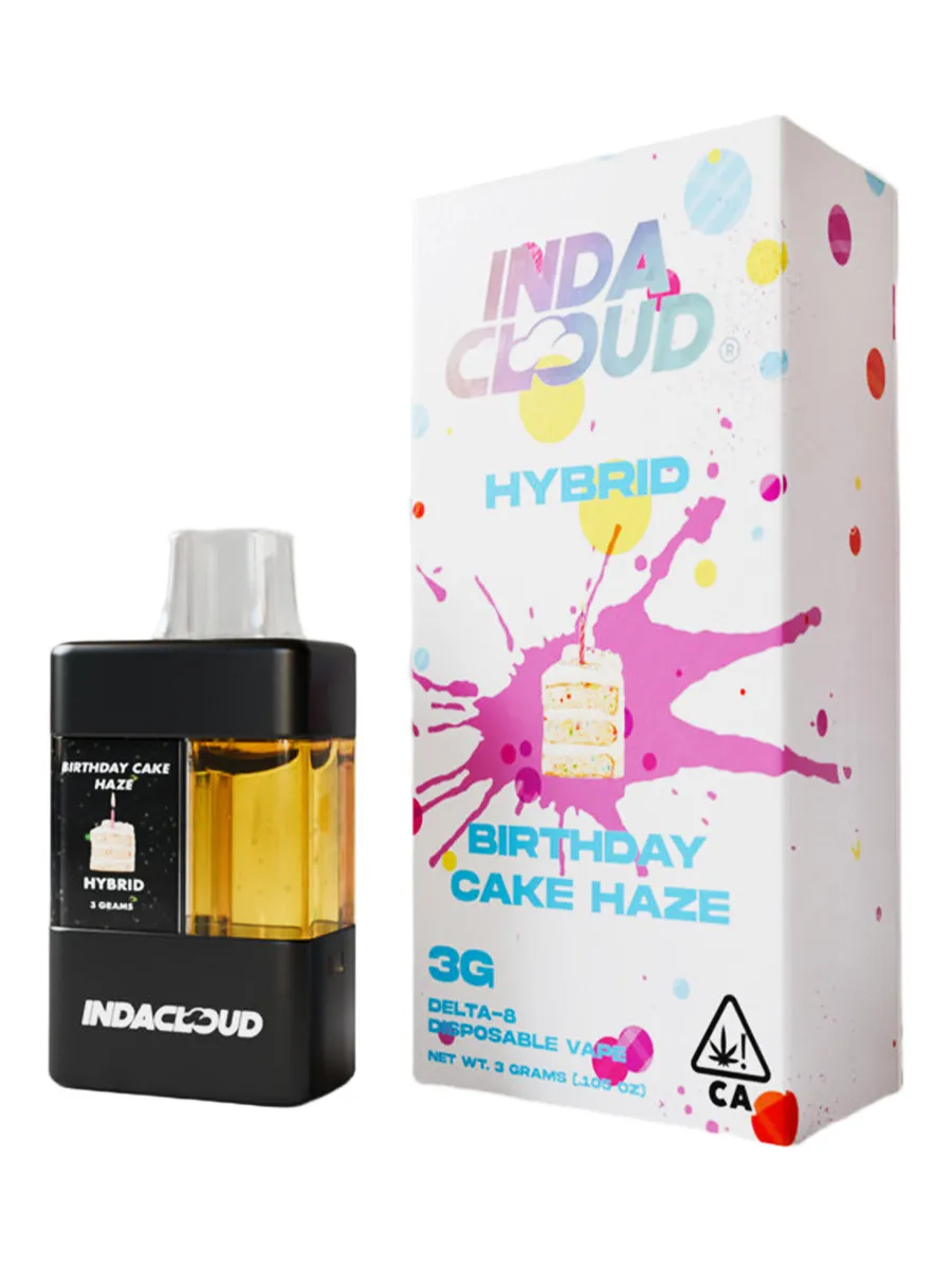 Birthday Cake IndaCloud Delta 8 Disposable 3G