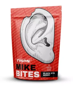 Black Eye Berry Tyson 2.0 Mike Bites Delta-9 Gummies 400mg