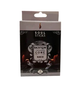 Black Ice Soul Sticks Backflow Incense Cone