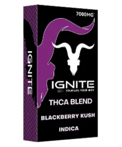 Blackberry Kush Ignite THC-A Blend Disposable 7000mg
