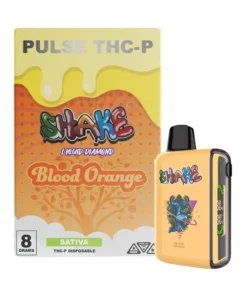 Blood Orange Shake Pulse THC-P Liquid Diamonds Disposable 8G