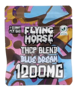 Blue Dream Flying Horse THCP Blend Infused Gummies 1200MG